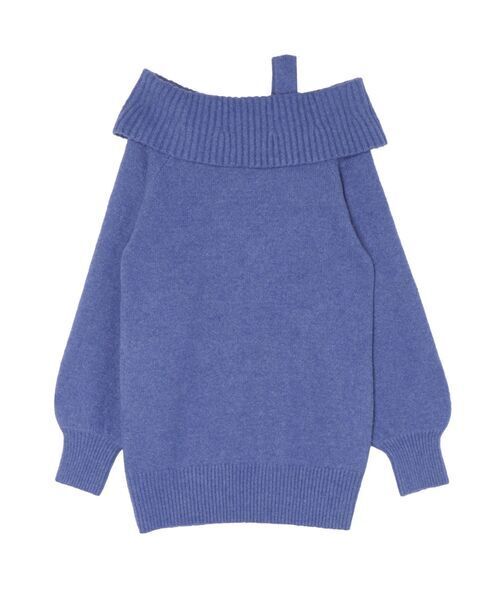 EVRIS オフショルニットワンピース