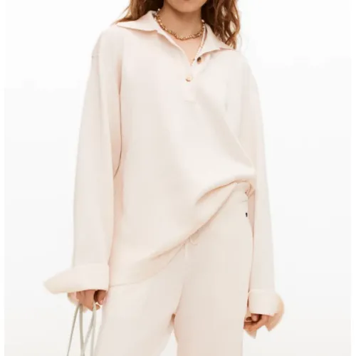 CHANEL ポロ シルク & コットン エクリュ