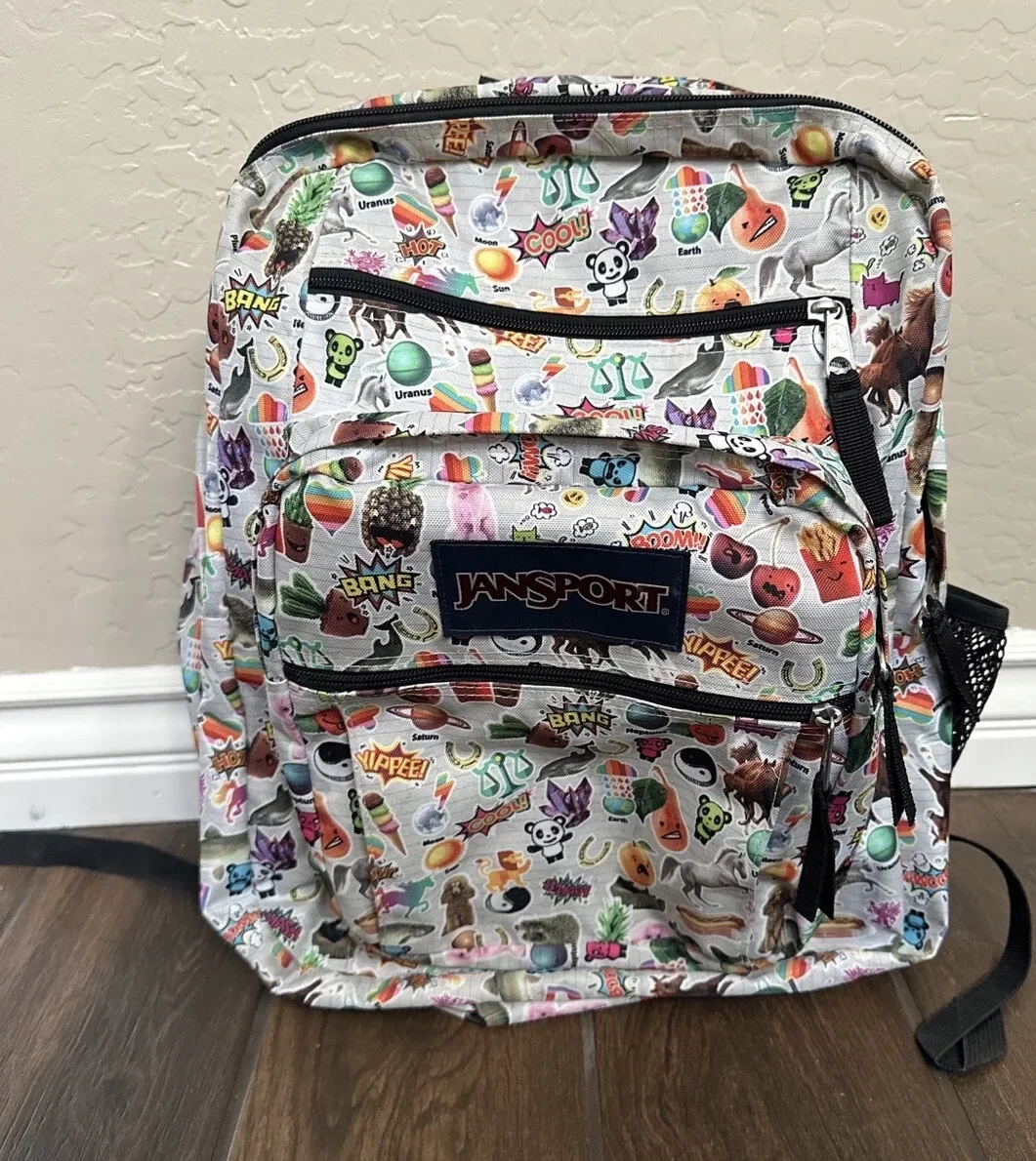 JANSPORT Super break Backpack Fun Fruit Dog Unicorn Horse