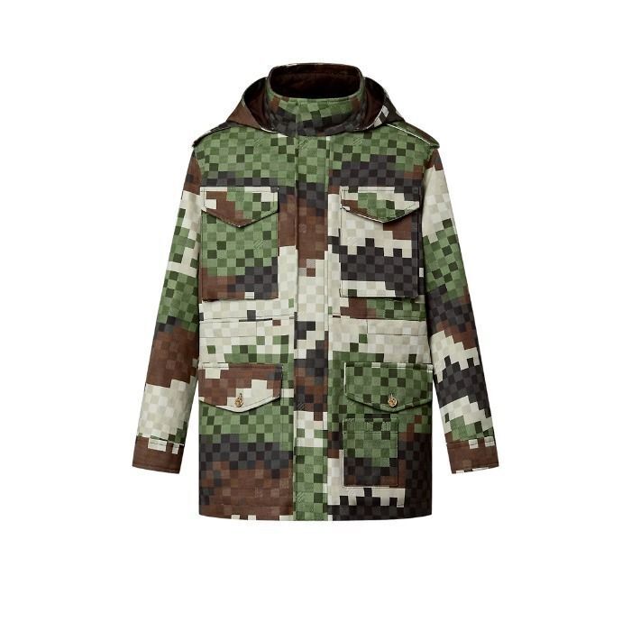 LOUIS VUITTON コットンダミエパーカ ダモフラージュ