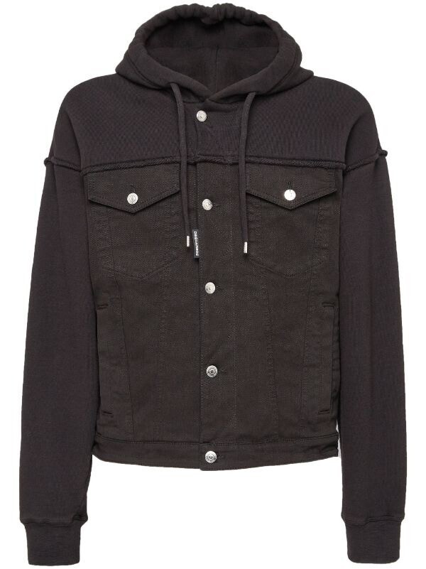 DSQUARED2 フーデッド デニムジャケット