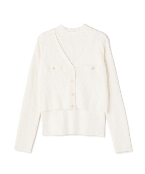 NATURAL BEAUTY BASIC ハイネックノースリクロップドアンサンブル