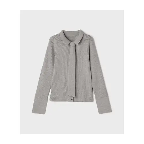 GRACE CONTINENTAL リブシャツニットトップ