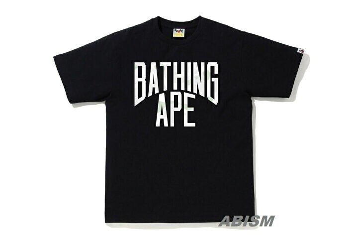 A BATHING APE CITY CAMO NYC LOGO TEE