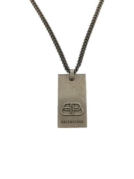 Balenciaga BBロゴ プレートネックレス