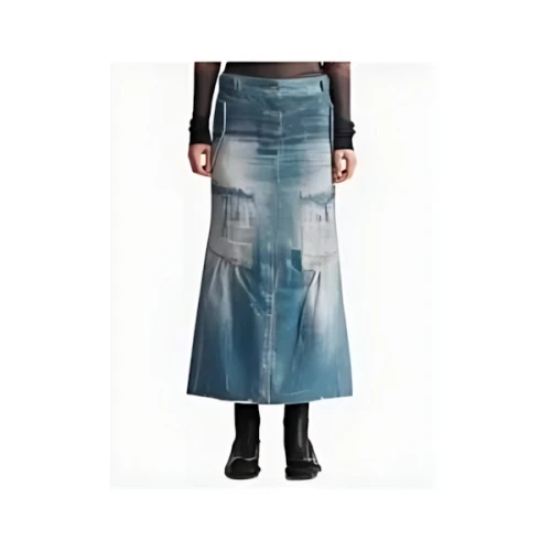 OPEN YY DENIM EFFECT WORK SKIRT