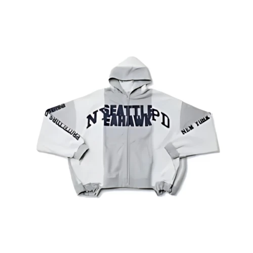 SCHISM INDUCING FAKE REWORKED ZIP HOODIE