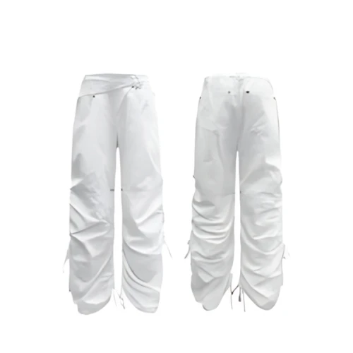 NACHE LAYERED WAIST BONDED PANTS