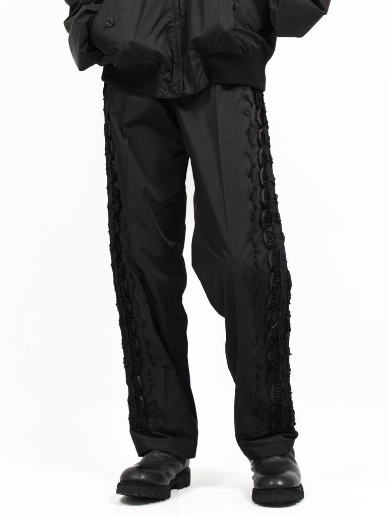 TAAKK シャーリング トラウザーズ / SHIRRING TROUSERS / ブラック