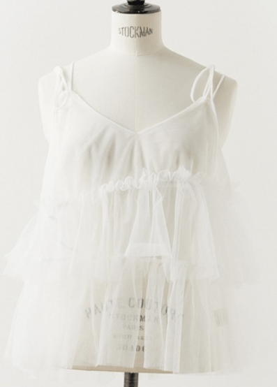 ROOP TOKYO Sheer Gather Bustier