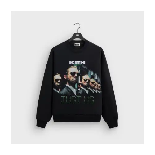 KITH The Matrix Just Us Vintage Nelson Crewneck