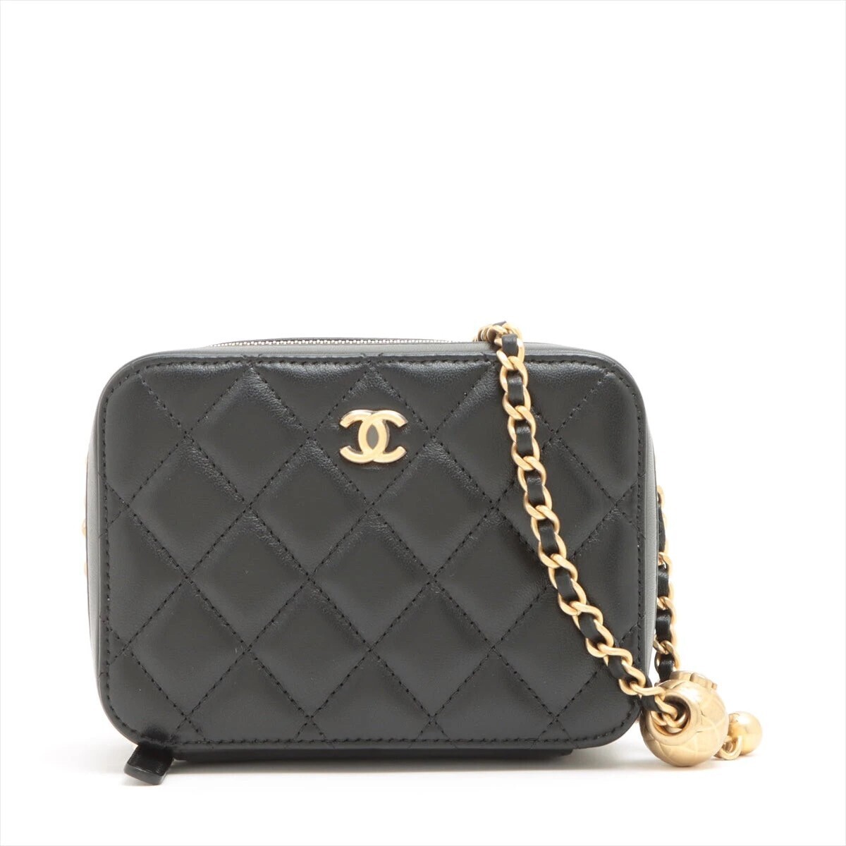 CHANEL シャネル マトラッセ ラムスキン チェーンショルダーバッグ