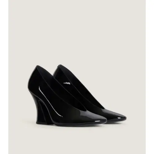 GIVENCHY スカルプテッドヒール パンプス パテントレザー