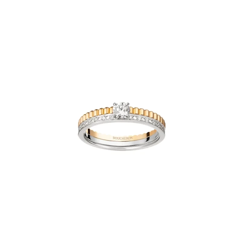 BOUCHERON QUATRE RADIANT EDITION キャトル ラディアント ソリテール リング