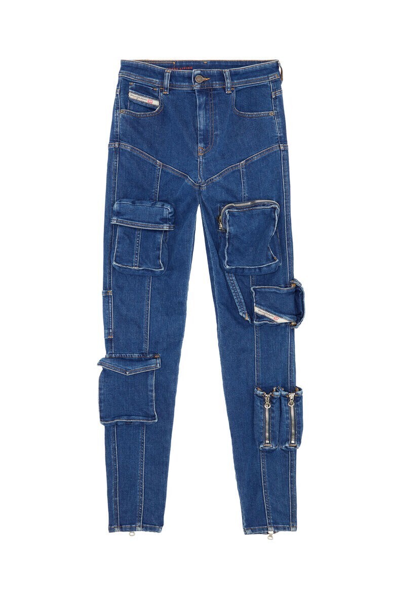 DIESEL 1984 Slandy-High 09f28 Super Skinny Jeans