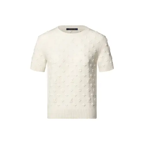 LOUIS VUITTON エンブロイダリー モノグラム ニットトップ