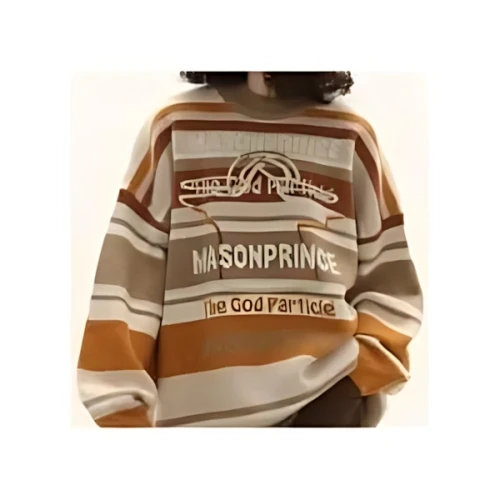 MASONPRINCE Stripe Crew Neck Sweater