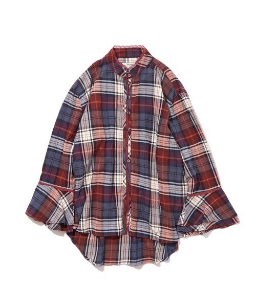 JACK & MARIE チェックコットンシャツ