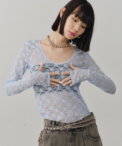 yae yae 2way lace top