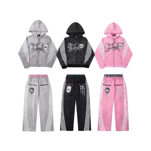 COZY WORLDWIDE ROYAL KNIGHT CLUB WAXED TRACKSUIT