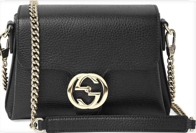 GUCCI ブラック ショルダーバッグ