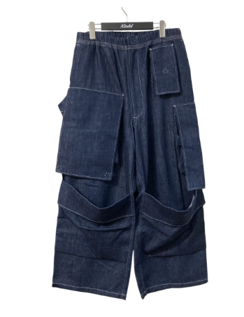 SASQUATCHfabrix. 24SSUTILITY FULL FLAP DENIM PANTS