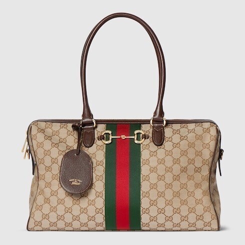GUCCI 〔グッチ ボルセット〕ラージ ボストンバッグ