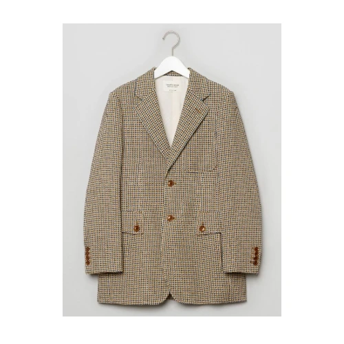 beautiful people big kersey tweed single flap jacket