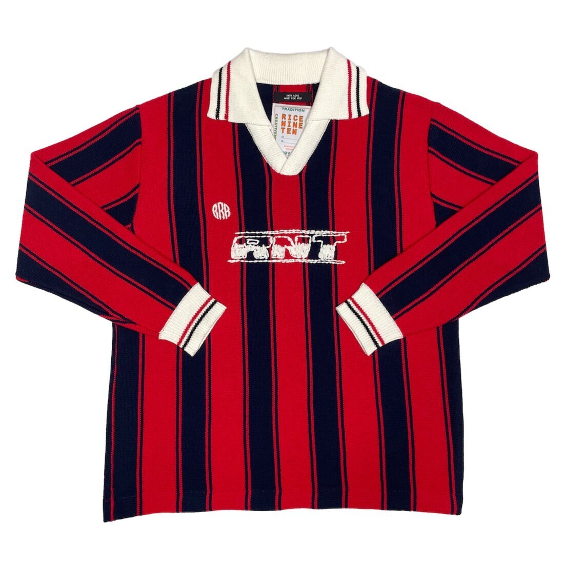 RICE NINE TEN "KNITTING LONG SLEEVE SOCCERJERSEY"
