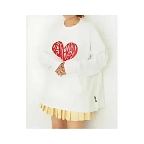TEN Heartfull frill long tee