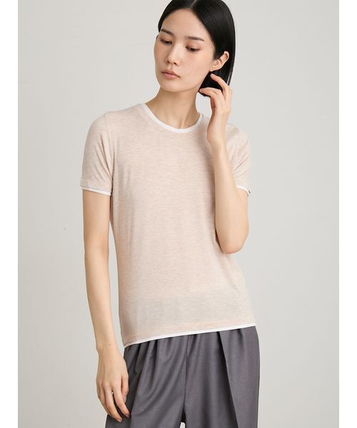 MIESROHE レイヤードカットTシャツ
