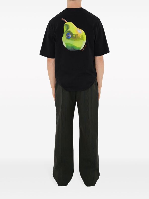 BURBERRY pear print cotton T-shirt