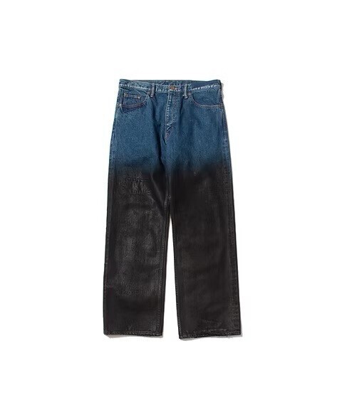 KYOU "JUDE Ⅱ"REPAIRED Half Oiled Coated Straight by 66 Selvedge D