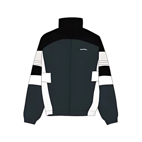 MARTINE ROSE CRUSHED TRACK JACKET