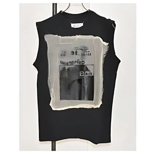 Maison Margiela キャップスリーブインビテーションTシャツ