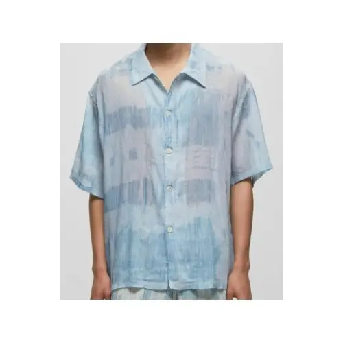 Our Legacy Box Shirt Shortsleeve Brush Stroke Print