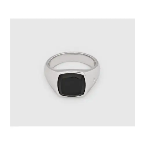 TOM WOOD Kay Ring Polished Ony