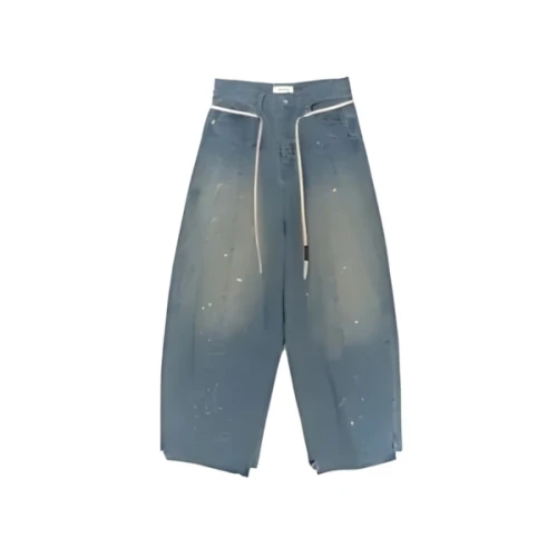 wizzard AGING BAGGY DENIM PANTS