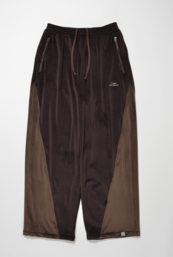 SUPERTHANKS Velour Panel Wide Pants