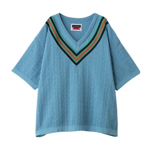 MAISON SPECIAL Vネック チルデンニットTEE