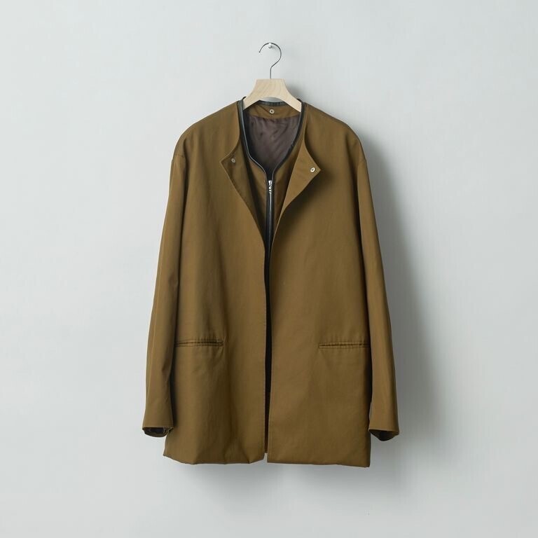 ssstein Cotton Twill Layered Jacket
