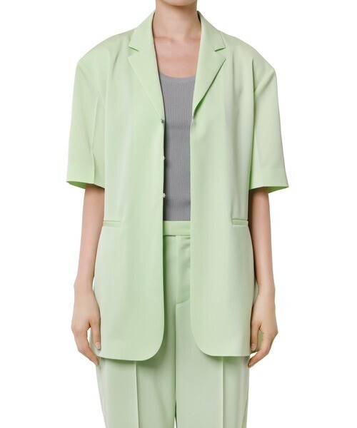 LE CIEL BLEU フックアイブレザーシャツ / Hook Eye Blazer Shirt