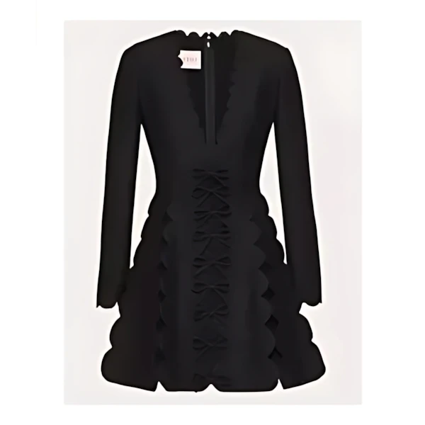 VALENTINO クレープクチュールミニドレス