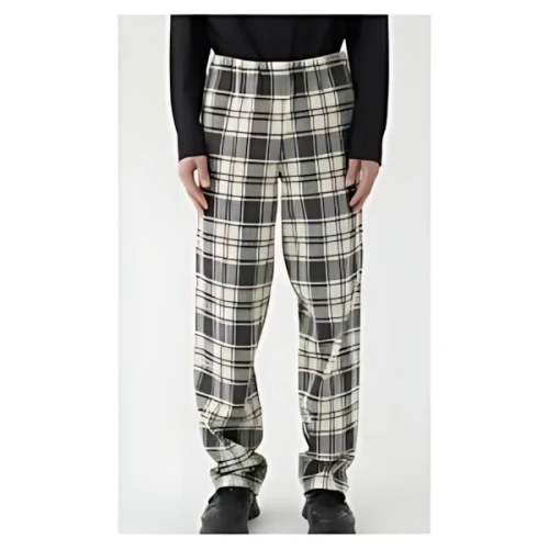 OVERCOAT Wool Cotton Drawstring Trouser