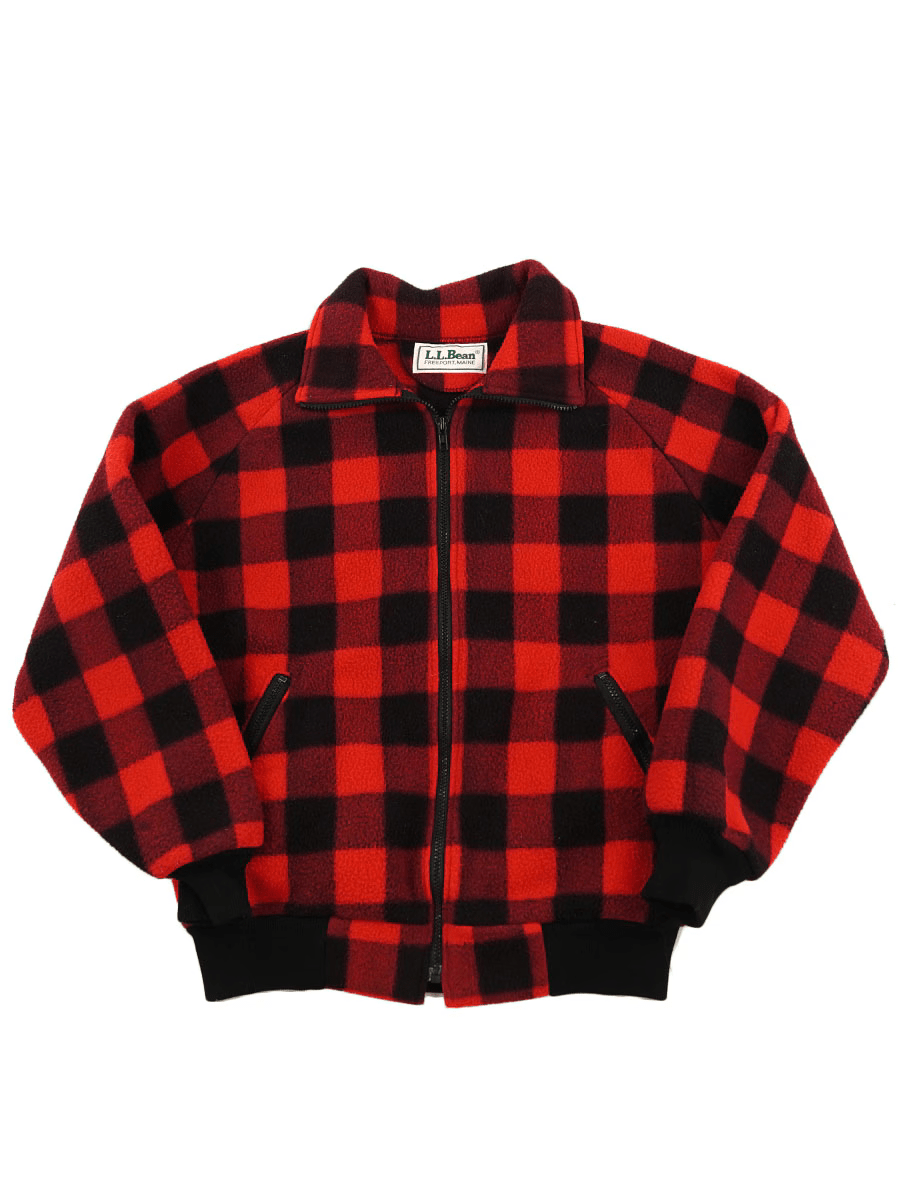 L.L.Bean バッファローチェック フリース