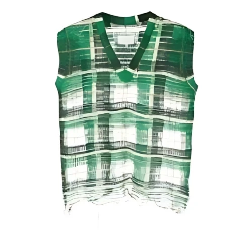 Maison Margiela ダメージ チェック タンクトップ