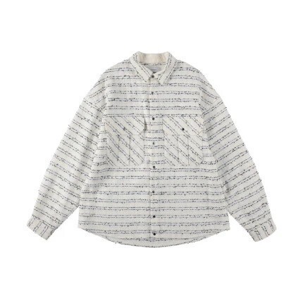 THE JEAN PIERRE Dove Tweed Shirts