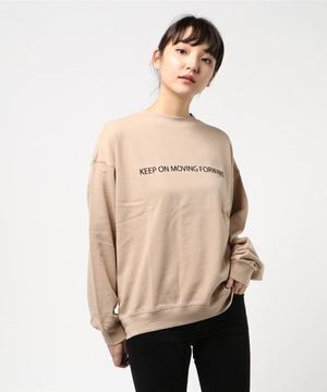 WEGO シンプルロゴプリントスウェット