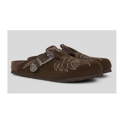ETRO BIRKENSTOCK by エトロ Boston エンブロイダリースエードクロ