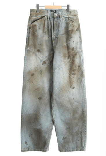FAF NEWCOMMUNE DIRT BAGGY DENIM